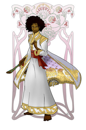 Neffa. Full body/Paint + ornamentation